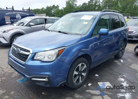 2018 Subaru Forester 2.5I Premium z USA, uszkodzony, nr VIN JF2SJAEC7JH605815